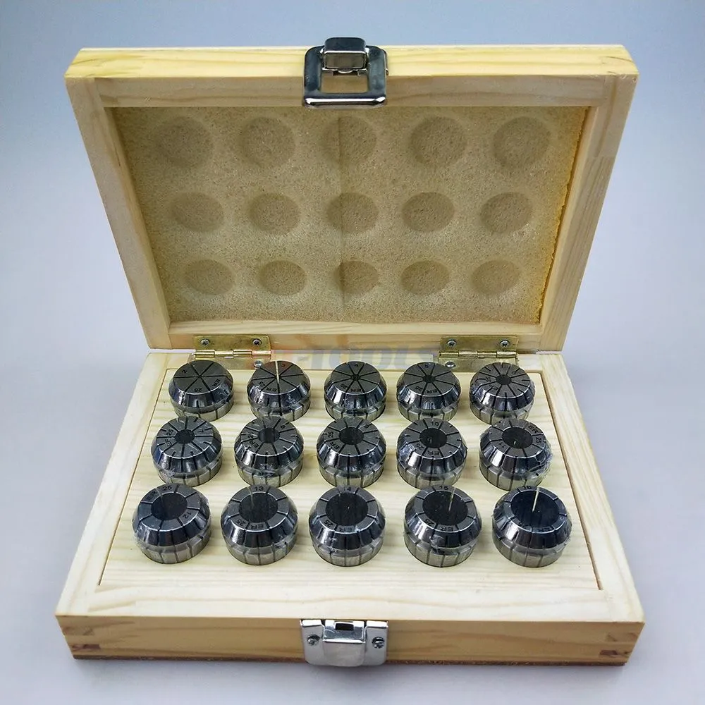 ER Milling Chuck Set CNC Accesorios del soporte de la máquina herramienta ER COLLET ER08 ER11 ER16 ER25 ER32 ER40 SET COLLET DE MIRA