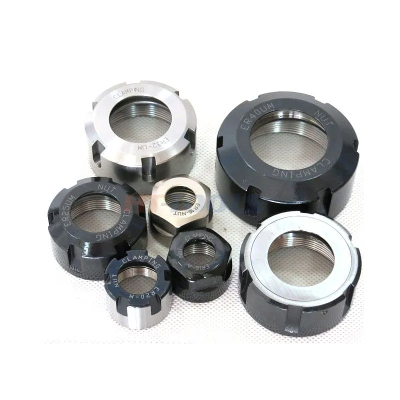 ER32UMER25ER20ER16AER11MER40 Capa de la abrazadera de tuerca BT40 Tuerca central de mecanizado