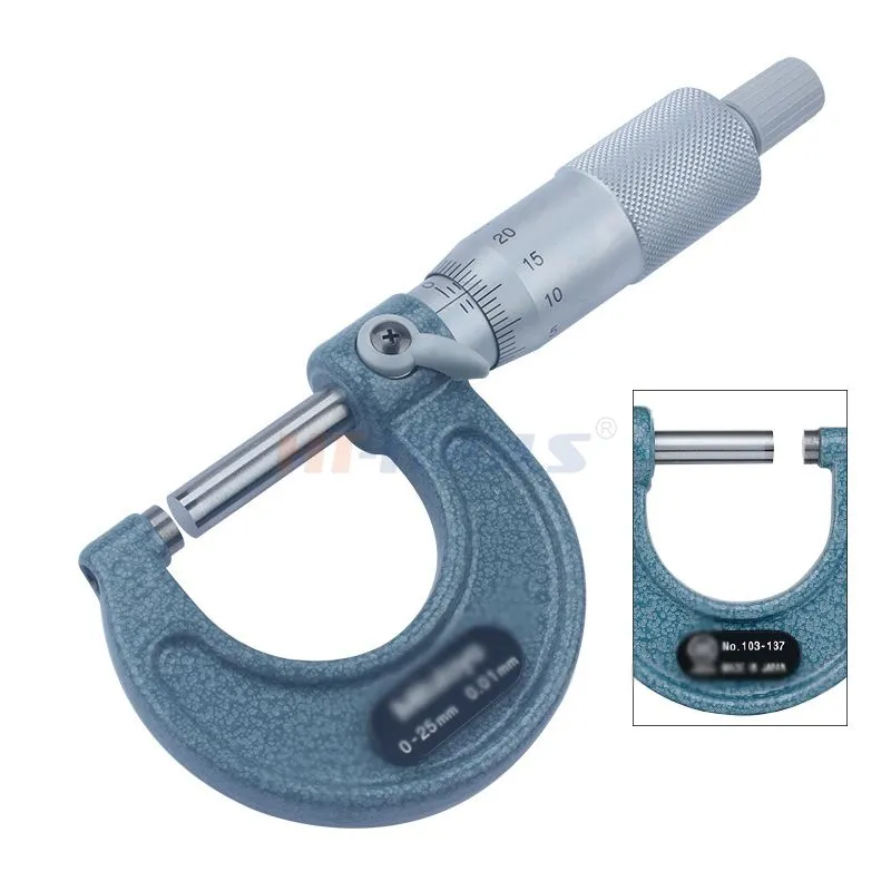 Herramienta de medición micrómetros digitales fuera de los micrómetros 0-25 mm/25-50 mm/50-75 mm/75-100 mm fuera de los micrómetros
